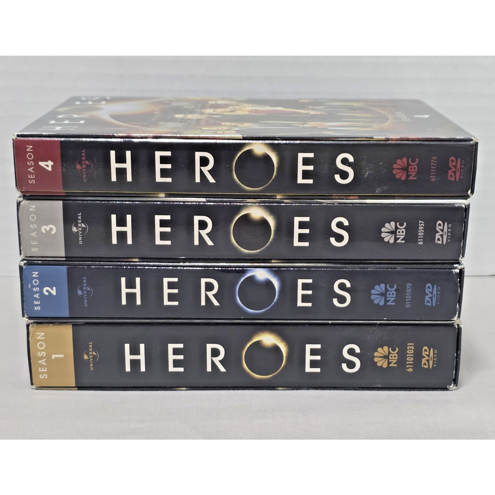 Heroes The Complete Series DVD Box Sets Seasons 1-4 NBC TV Show Bundle
